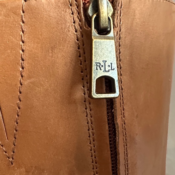 Ralph Lauren Tia Leather Wedge Boots - Picture 7 of 13